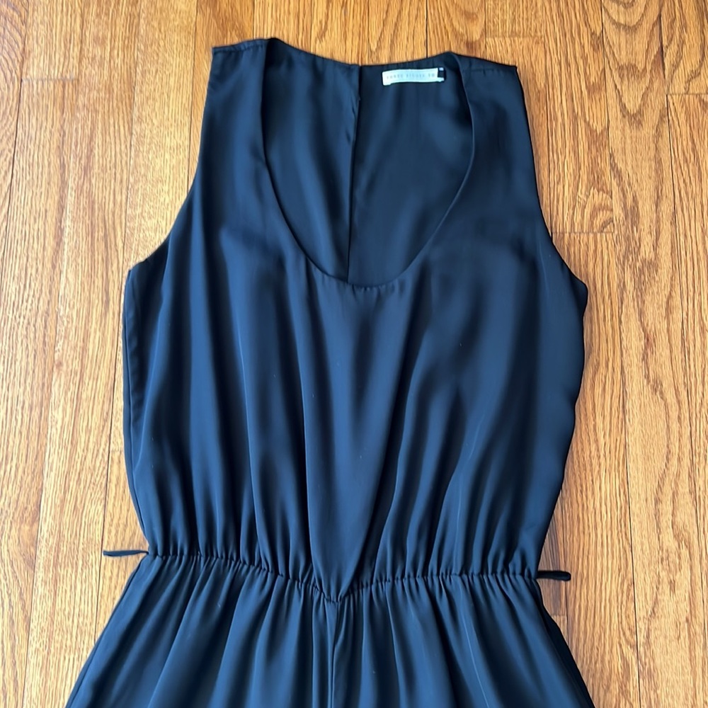 Three Eighty Two Black Ruffle Jumpsuit - image 3